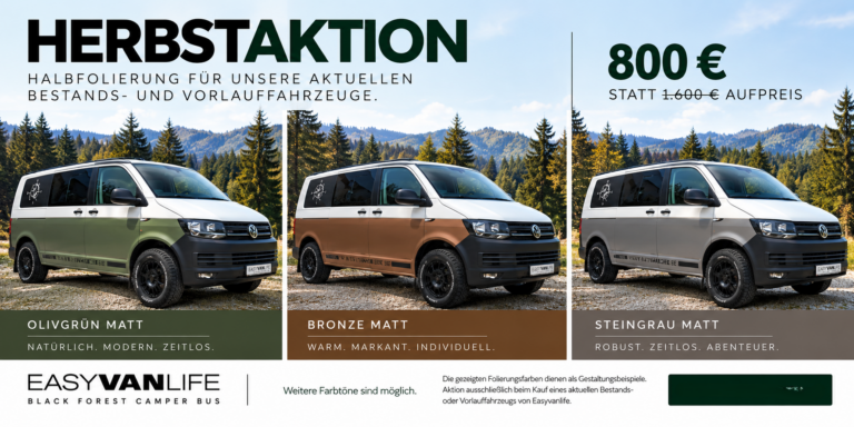 Easyvanlife Herbstaktion 4m12
