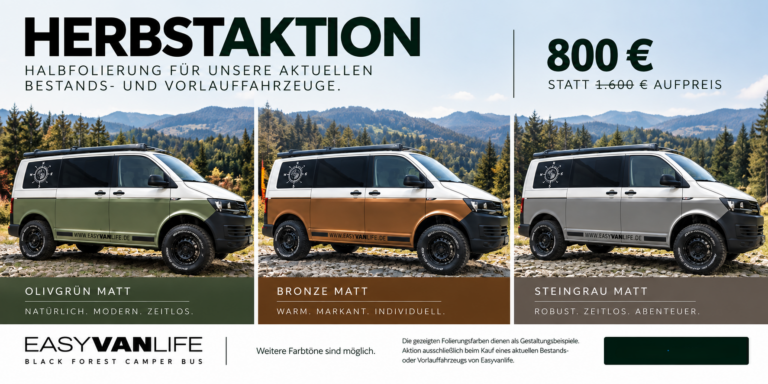 Easyvanlife Herbstaktion Roki