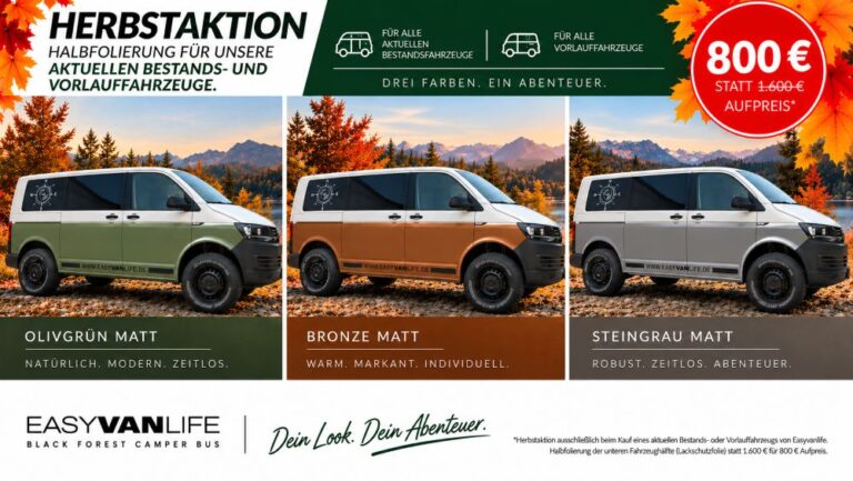 Easyvanlife Herbstaktion Roki